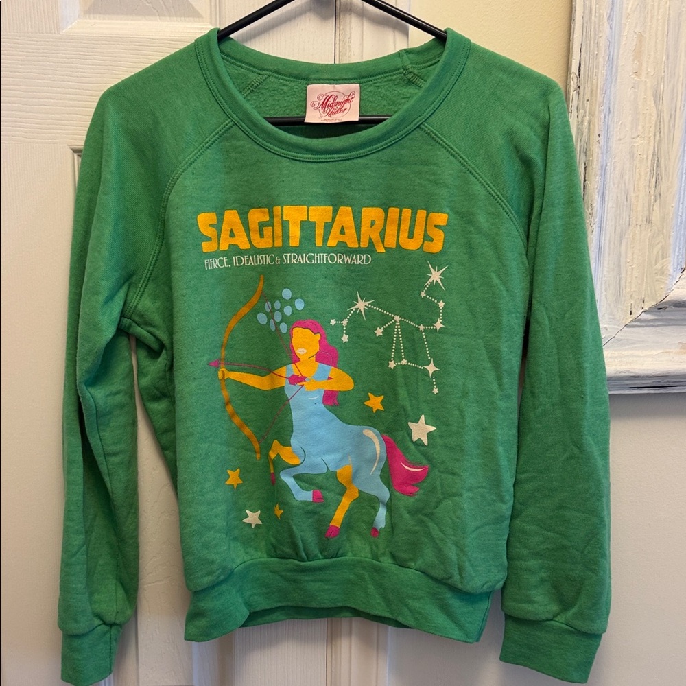 Midnight rider Sagittarius sweatshirt